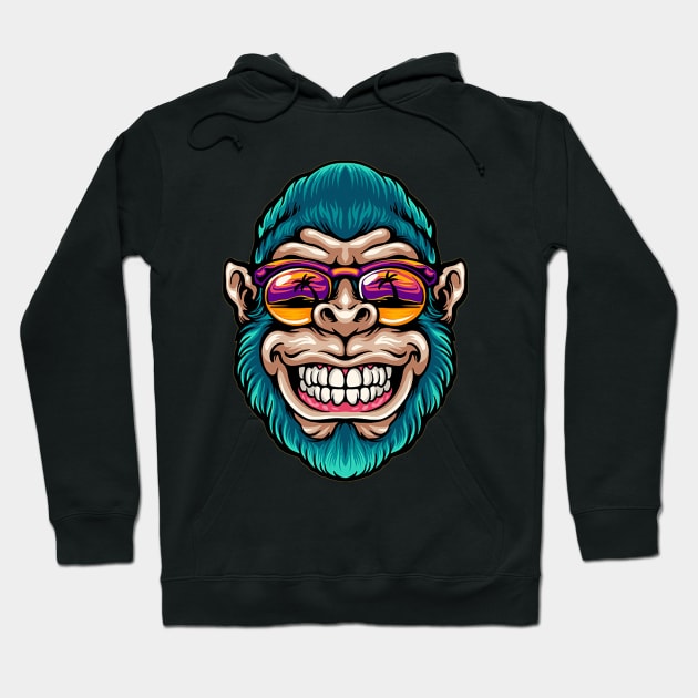 Cool Monkey Hoodie by Unknownvirtuoso